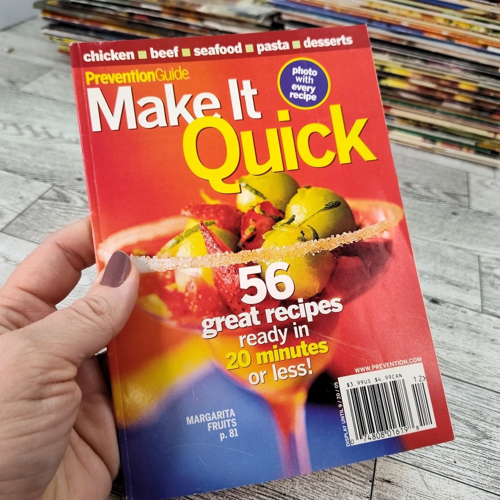 Make It Quick Magazine‎ 2005 September Cookbook Booklet Recipes